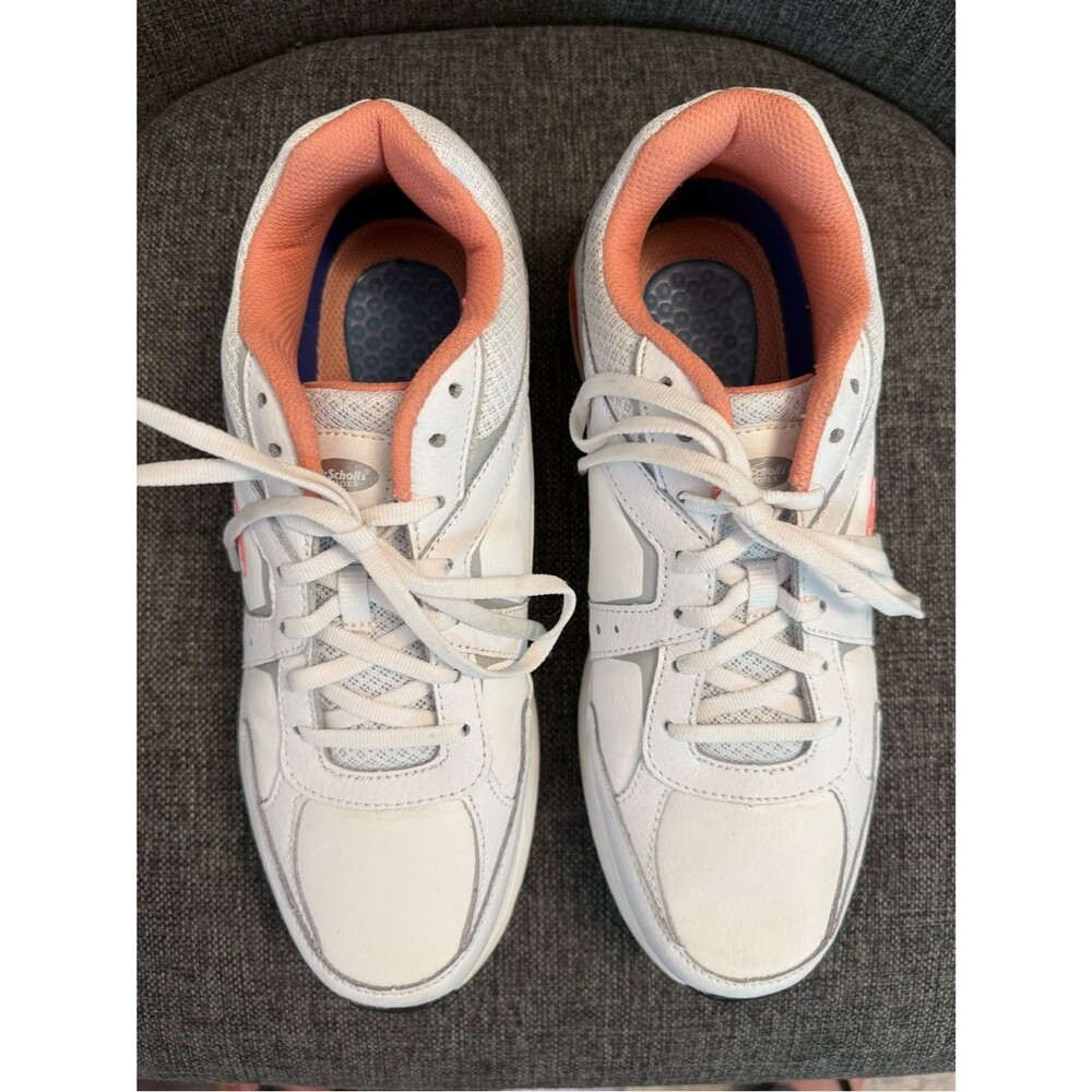 Dr. Scholl's Women's Walking Shoes White Coral Comfort Sneakers Size 10W Wide - Picture 5 of 7